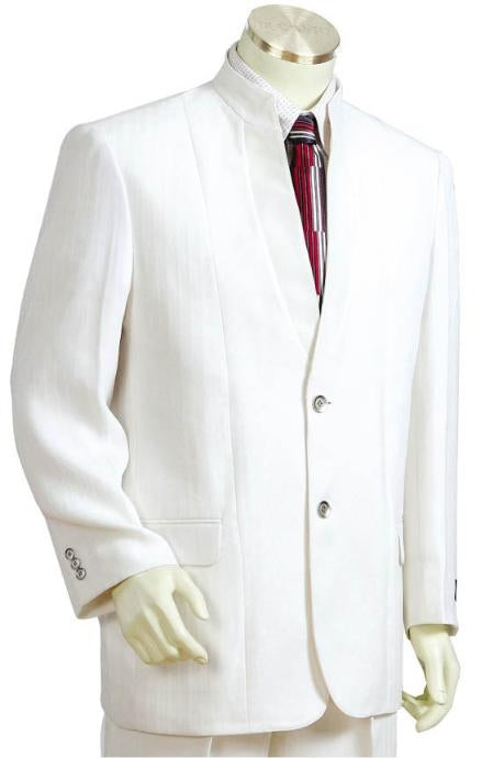 Men's White Suit All Year Around 3 Button Suits For Men - All White Suit