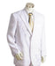 Men's Two Button Suits White Leisure Casual Suit For Sale