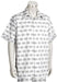 Men's Short Sleeve 2piece White ~ Grey Casual Walking Suit