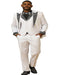 White and Black Prom Tuxedos - Perfect Wedding Suit Vested rhinestone Lapelled