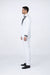 Men’s White Formal Tuxedo with Stones – Premium Peak Lapel 4-Piece