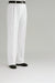 White Wide Leg Dress Pants Pleated Baggy Dress Trousers Unhemmed Unfinished Bottom - Cheap Priced Dress Slacks For Men On Sale