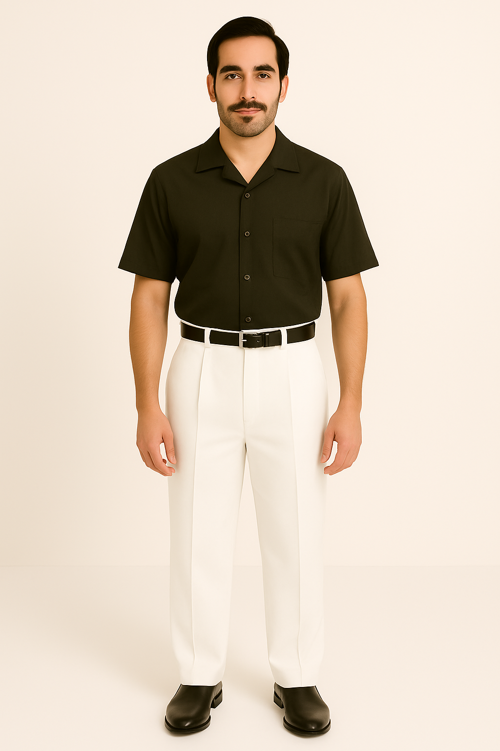 White Wide Leg Dress Pants Pleated Baggy Dress Trousers Unhemmed Unfinished Bottom - Cheap Priced Dress Slacks For Men On Sale
