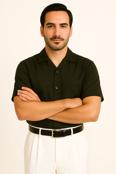 White Wide Leg Dress Pants Pleated Baggy Dress Trousers Unhemmed Unfinished Bottom - Cheap Priced Dress Slacks For Men On Sale