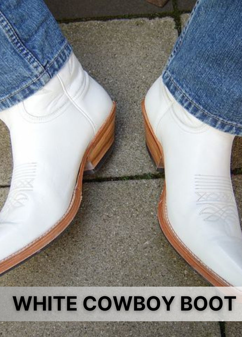 White Cowboy Boot