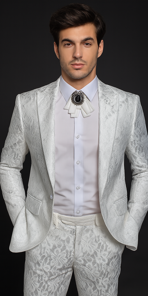 White Designer Tuxedo for Men