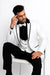 White Slim Fit Tuxedo 3 Piece with Satin Shawl Collar Vest
