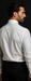 Logan Laydown White Textured Tuxedo Shirt With Frenched Cuffed Ted Baker Brand Regular Fit