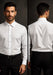 Logan Laydown White Textured Tuxedo Shirt With Frenched Cuffed Ted Baker Brand Regular Fit