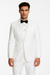 Two Button Tuxedo Jacket,Pant And Vest Combination White