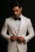 Two Button Tuxedo Jacket,Pant And Vest Combination White