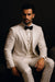 Two Button Tuxedo Jacket,Pant And Vest Combination White
