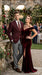 Men’s Burgundy Maroon Wine 2 Button Blazer, Classic Business Casual Wedding Sport Coat Jacket