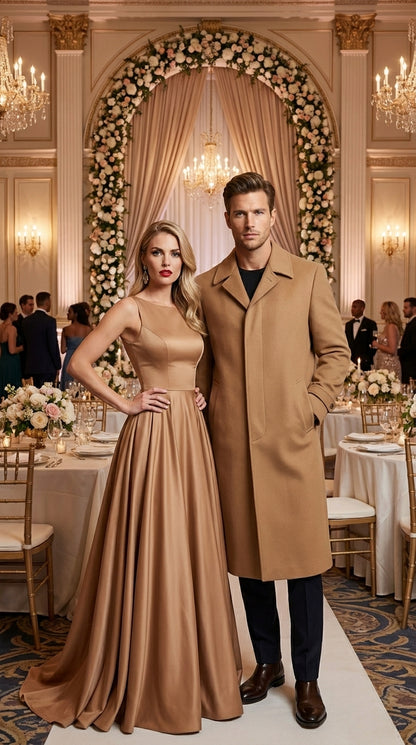 Men’s Toast Full Length 53 Inch Top Coat with Single Breasted Front, Microfiber Dress Overcoat