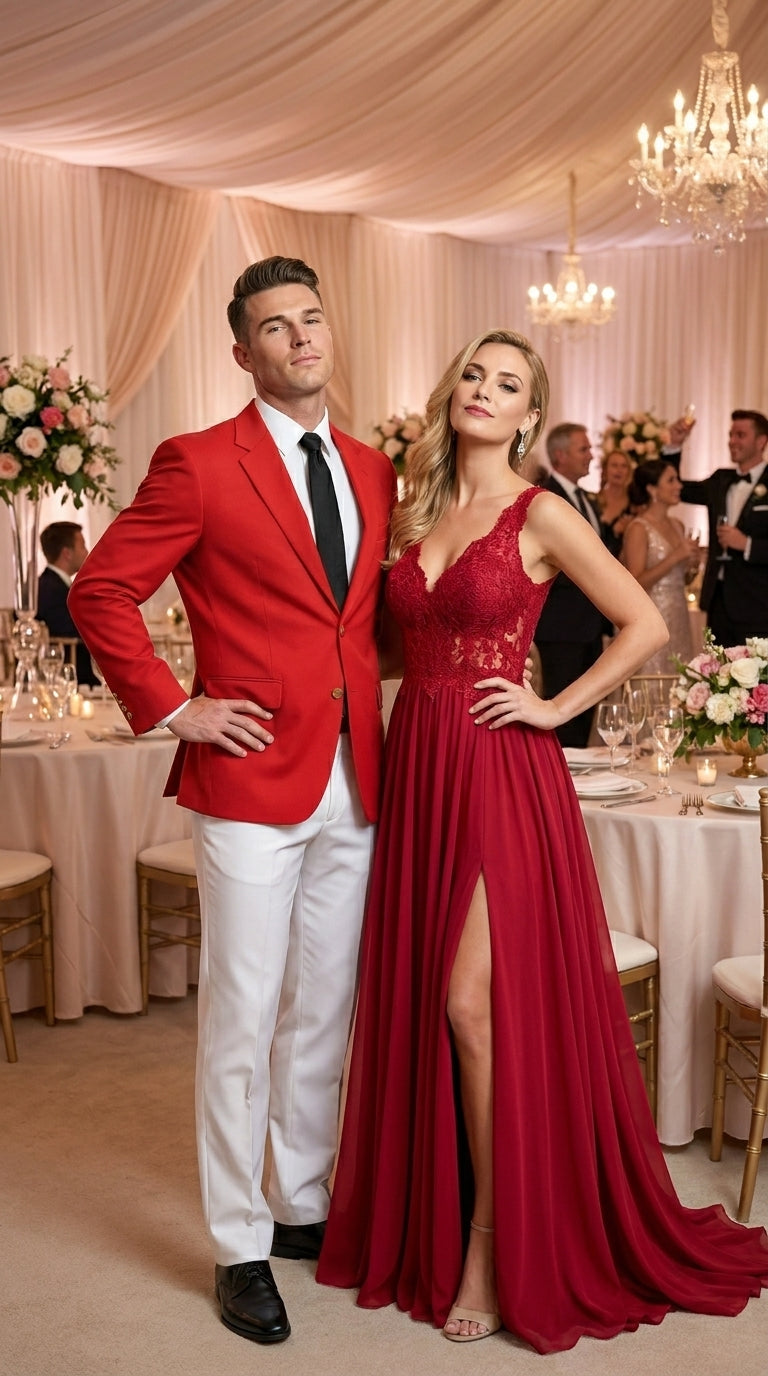Men's Suit Blazer  Designer Fashion Dress Casual Blazer On Sale Blazer Red