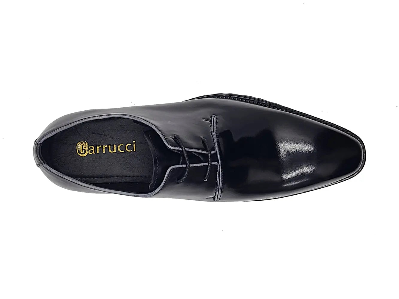 Carrucci Whole Cut Derby With Lug Sole
