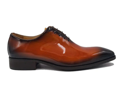 Carrucci Wholecut Patent Leather Oxford