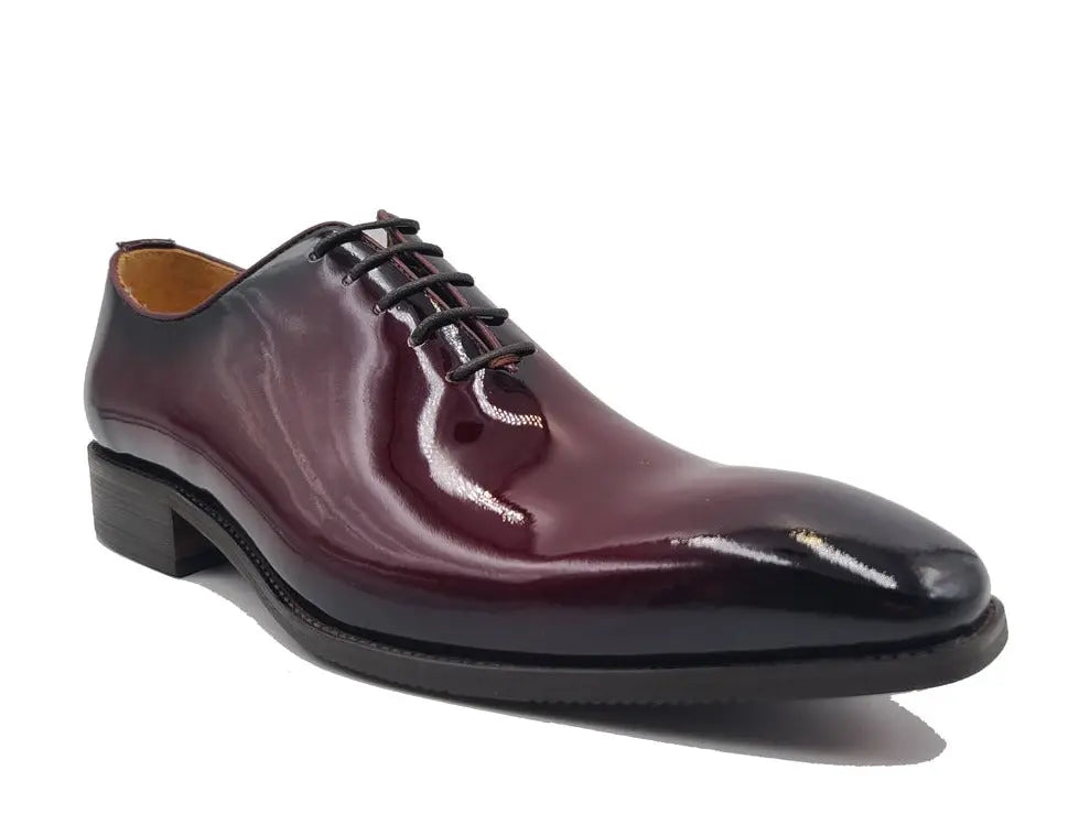 Carrucci Wholecut Patent Leather Oxford