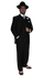 Wide Leg Pleated Pants Pants - 100% Wool Suit - Double Breasted Vest Peak Lapel - Classic Fit Suit - Vested Suit - Black