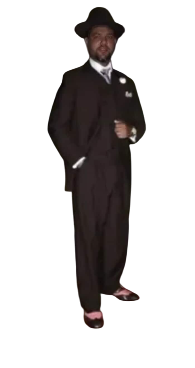 Wide Leg Pleated Pants Pants - 100% Wool Suit - Double Breasted Vest Peak Lapel - Classic Fit Suit - Vested Suit - Dark Brown