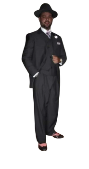 Wide Leg Pleated Pants Pants - 100% Wool Suit - Double Breasted Vest Peak Lapel - Classic Fit Suit - Vested Suit - Dark Grey