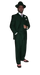 Wide Leg Pleated Pants Pants - 100% Wool Suit - Double Breasted Vest Peak Lapel - Classic Fit Suit - Vested Suit - Hunter Green