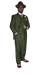 Wide Leg Pleated Pants Pants - 100% Wool Suit - Double Breasted Vest Peak Lapel - Classic Fit Suit - Vested Suit - Olive