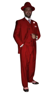 Wide Leg Pleated Pants Pants - 100% Wool Suit - Double Breasted Vest Peak Lapel - Classic Fit Suit - Vested Suit - Red