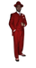 Wide Leg Pleated Pants Pants - 100% Wool Suit - Double Breasted Vest Peak Lapel - Classic Fit Suit - Vested Suit - Red