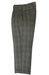 Wide Leg Slacks ~ Dress Pants Patter Gray Window Pane ~ Plaid
