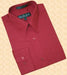 Wine/Burgundy ~ Maroon ~ Wine Color Cotton Blend Convertible Cuffs Men's Dress Shirt