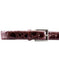 Real Authentic Skin Wine All-Over Genuine World Best Alligator ~ Gator Skin Belt