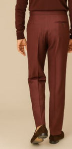 Wine Wide Leg Slacks