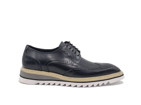 Carrucci Wing-tip Blucher style Oxford with ligtweight sole