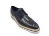 Carrucci Wing-tip Blucher style Oxford with ligtweight sole