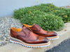 Carrucci Wing-tip Blucher style Oxford with ligtweight sole