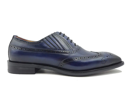 Carrucci Wingtip Slip-on Oxford