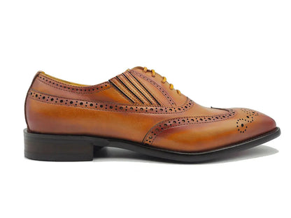 Carrucci Wingtip Slip-on Oxford
