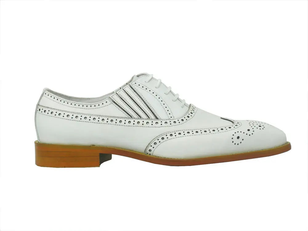 Carrucci Wingtip Slip-on Oxford