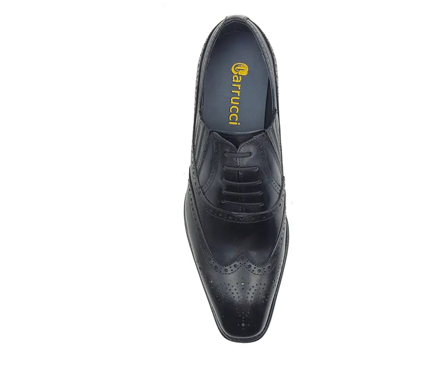 Carrucci Wingtip Slip-on Oxford