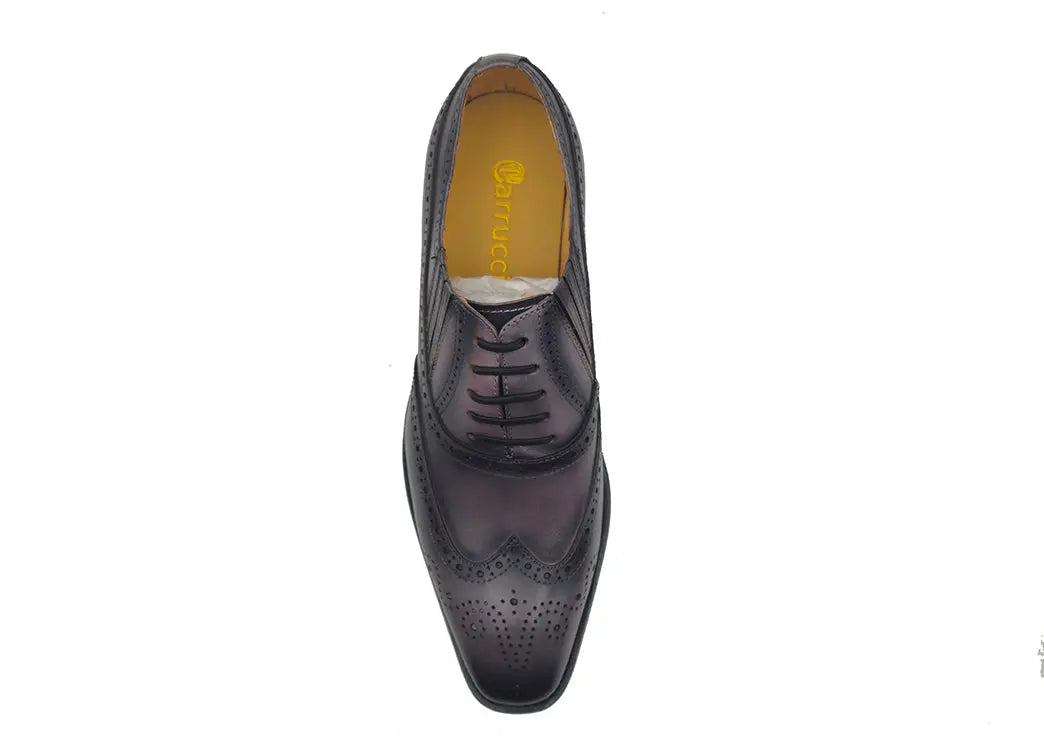 Carrucci Wingtip Slip-on Oxford