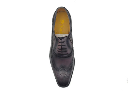 Carrucci Wingtip Slip-on Oxford