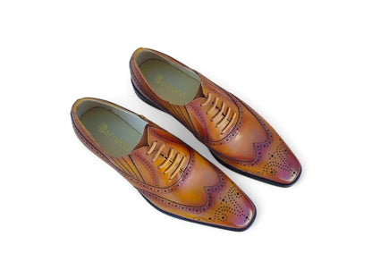 Carrucci Wingtip Slip-on Oxford