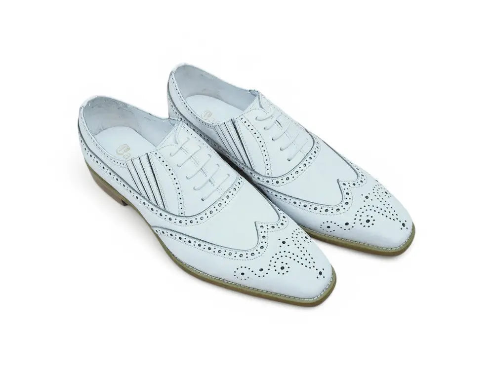 Carrucci Wingtip Slip-on Oxford