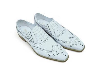 Carrucci Wingtip Slip-on Oxford