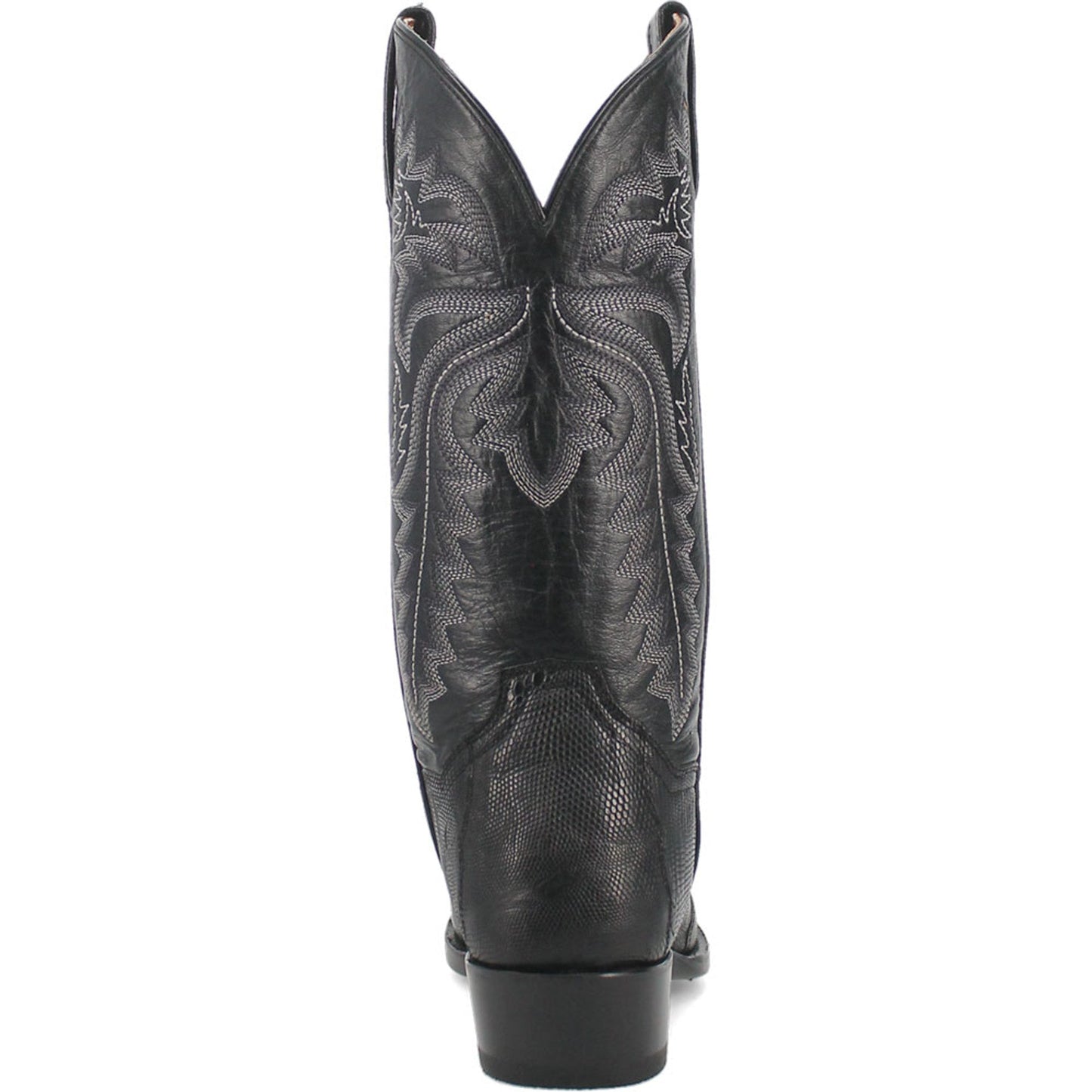 Dan Post Men's Winston Genuine Lizard Round Toe Boots - Black - Image 5