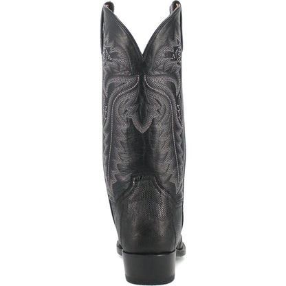 Dan Post Men's Winston Genuine Lizard Round Toe Boots - Black - Image 5