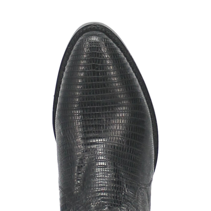 Dan Post Men's Winston Genuine Lizard Round Toe Boots - Black - Image 4