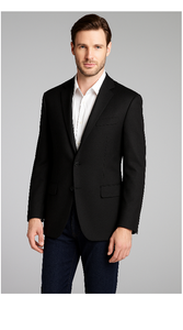Winter Fabric Black Cashmere Blend 2 Button Cheap Priced Unique Dress Blazer Jacket For Men Sale