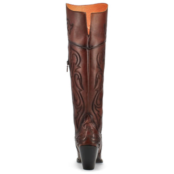 Dan Post Women’s Seductress Chestnut 20 Snip Toe Zipper Boot - Image 2